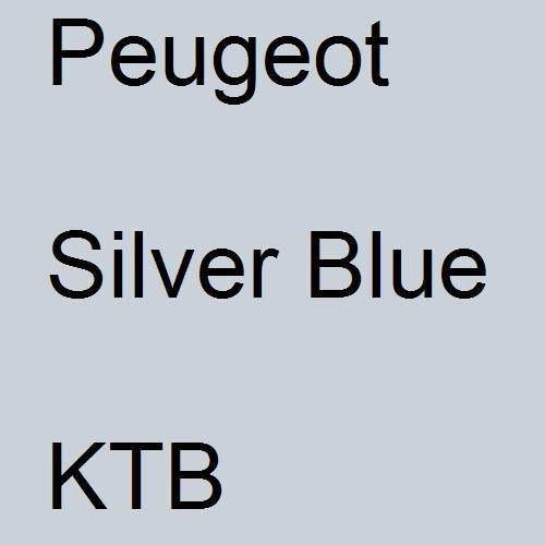 Peugeot, Silver Blue, KTB.